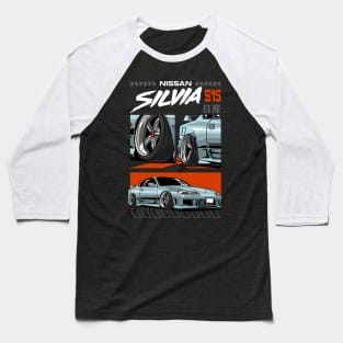 Iconic Silvia S15 Car Baseball T-Shirt